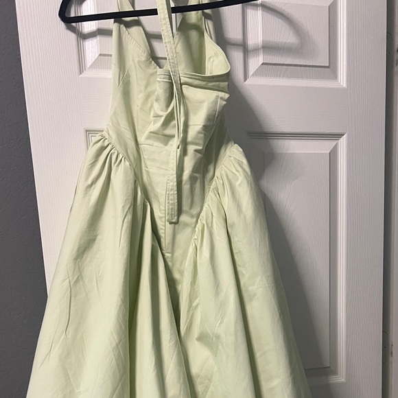 House of CB Light Green Halter Dress - Picture 3 of 8